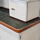 VINTAGE KÜCHENSCHRANK Buffet 50er Jahre Anrichte Schüttenschrank Weiß Retro