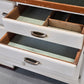 VINTAGE KÜCHENSCHRANK Buffet 50er Jahre Anrichte Schüttenschrank Weiß Retro