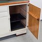 VINTAGE KÜCHENSCHRANK Buffet 50er Jahre Anrichte Schüttenschrank Weiß Retro