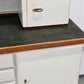 VINTAGE KÜCHENSCHRANK Buffet 50er Jahre Anrichte Schüttenschrank Weiß Retro
