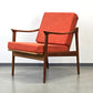 FREDRIK KAYSER Sessel Teak Vatne Møbler Norwegen Lounge Chair Mid Century Modern