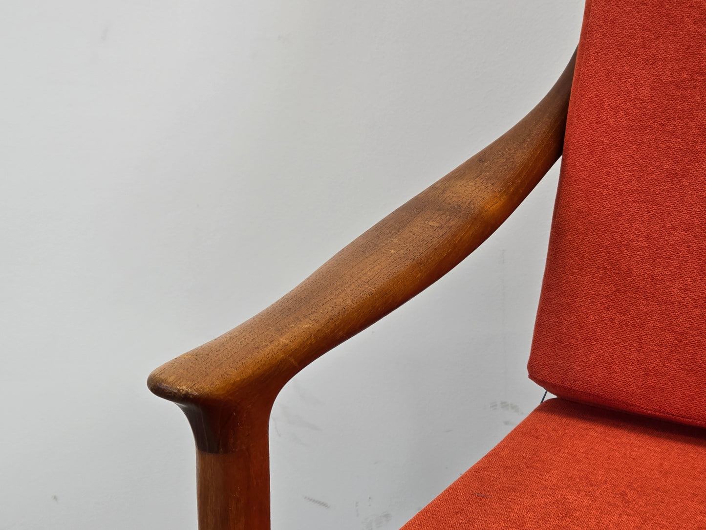 FREDRIK KAYSER Sessel Teak Vatne Møbler Norwegen Lounge Chair Mid Century Modern