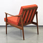 FREDRIK KAYSER Sessel Teak Vatne Møbler Norwegen Lounge Chair Mid Century Modern