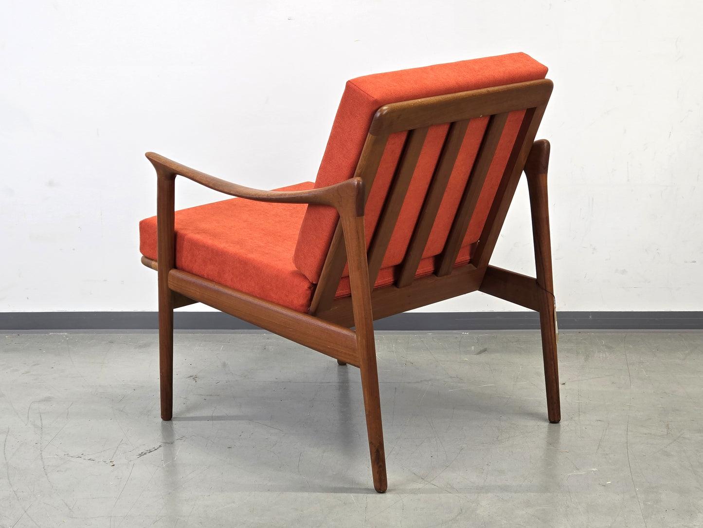 FREDRIK KAYSER Sessel Teak Vatne Møbler Norwegen Lounge Chair Mid Century Modern