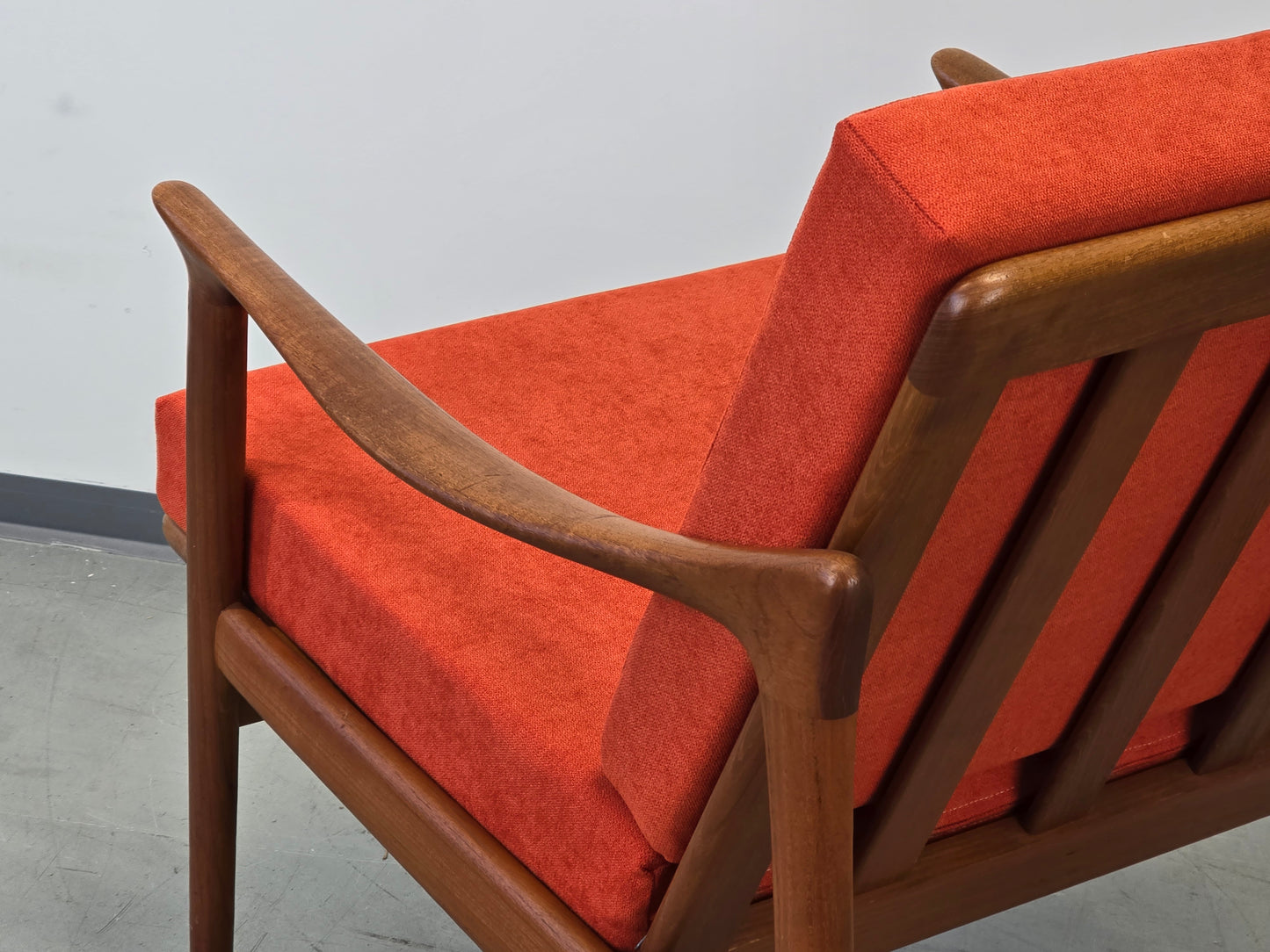FREDRIK KAYSER Sessel Teak Vatne Møbler Norwegen Lounge Chair Mid Century Modern