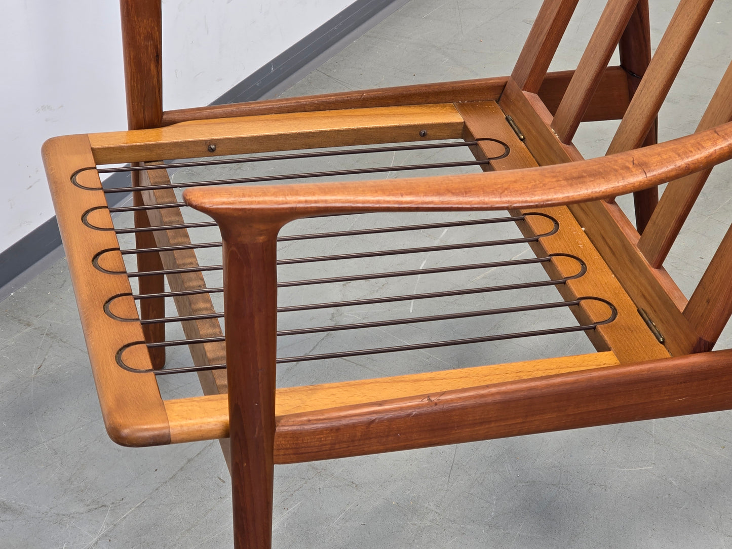 FREDRIK KAYSER Sessel Teak Vatne Møbler Norwegen Lounge Chair Mid Century Modern