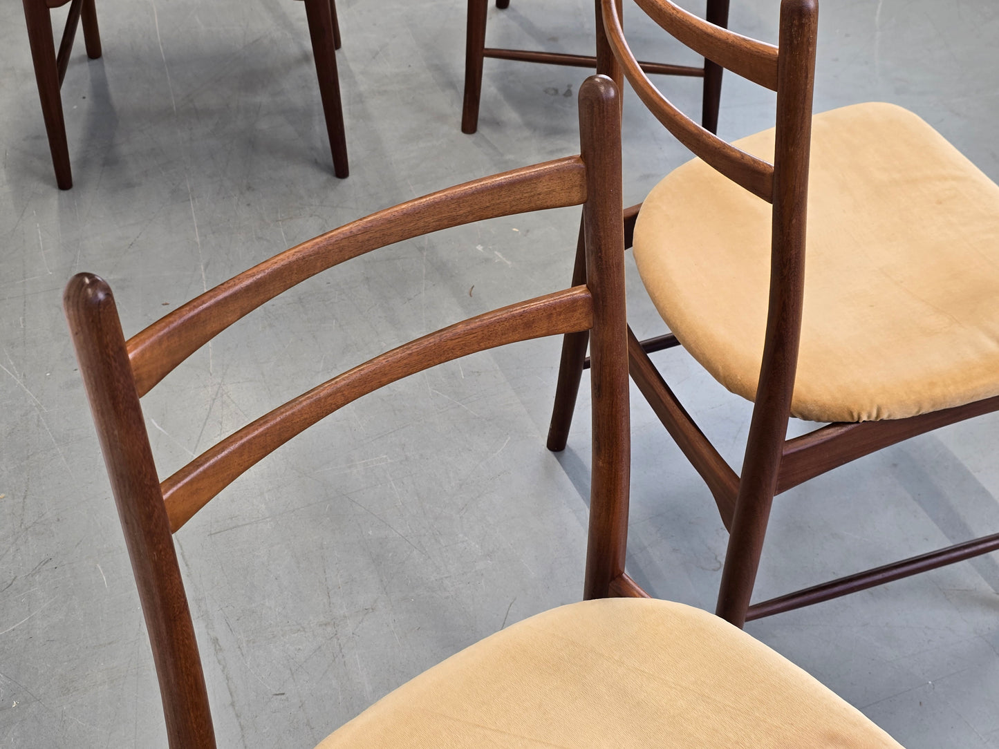 GEORG LEOWALD Wilkhahn Stuhl Teak Mid Century Vintage esszimmer esstisch küche 60er Design Klassiker