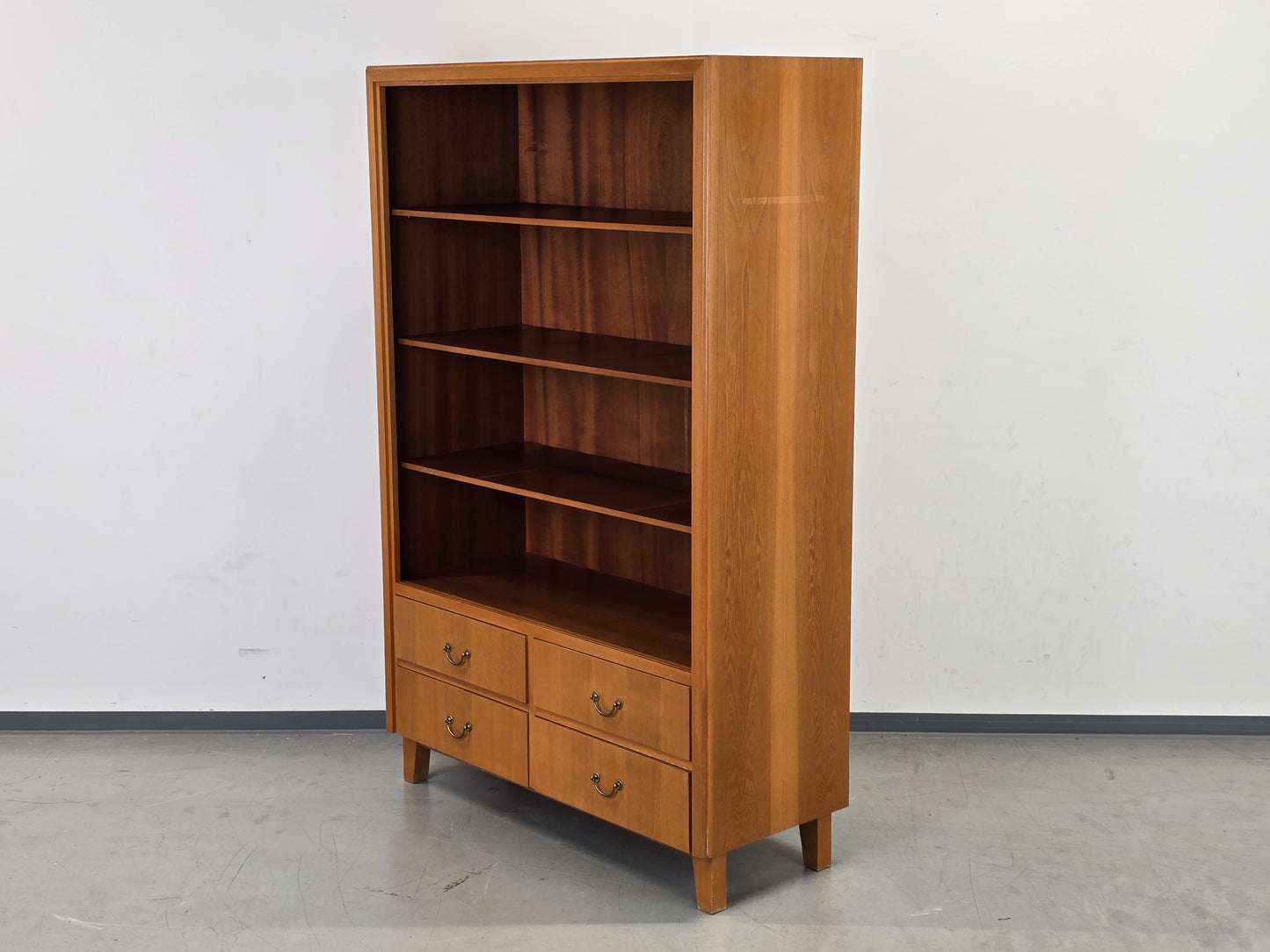 VINTAGE REGAL Bücherregal Mid Century Teak 60er Jahre Highboard Dänisch Design