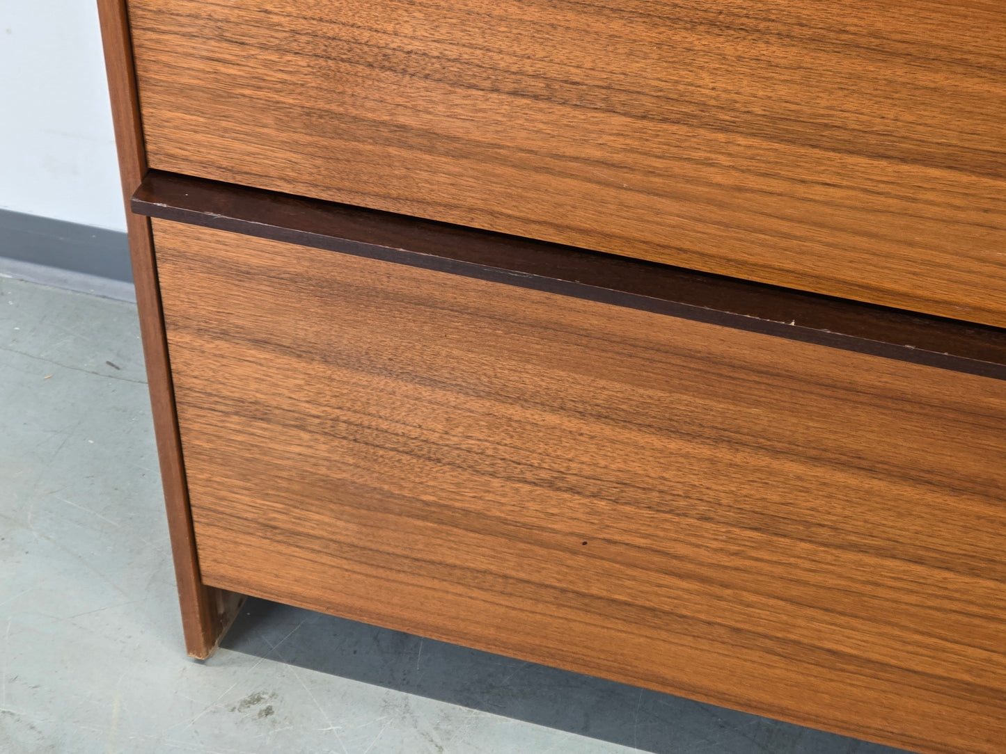 MID CENTURY Schuhschrank Kommode Teak Vintage 60er Krämer Freiburg Highboard