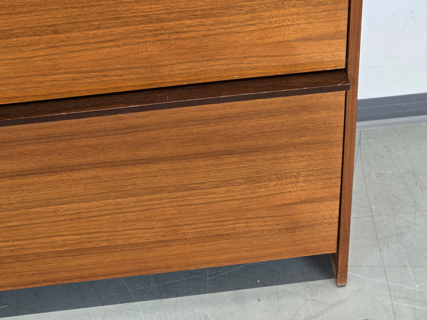 MID CENTURY Schuhschrank Kommode Teak Vintage 60er Krämer Freiburg Highboard