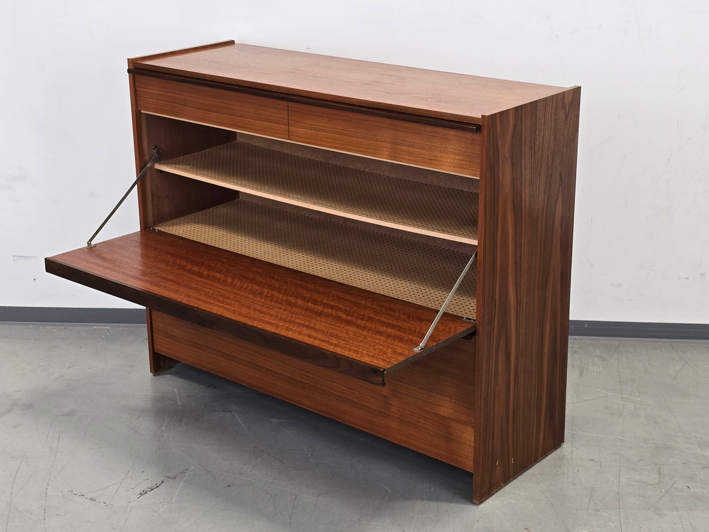 MID CENTURY Schuhschrank Kommode Teak Vintage 60er Krämer Freiburg Highboard