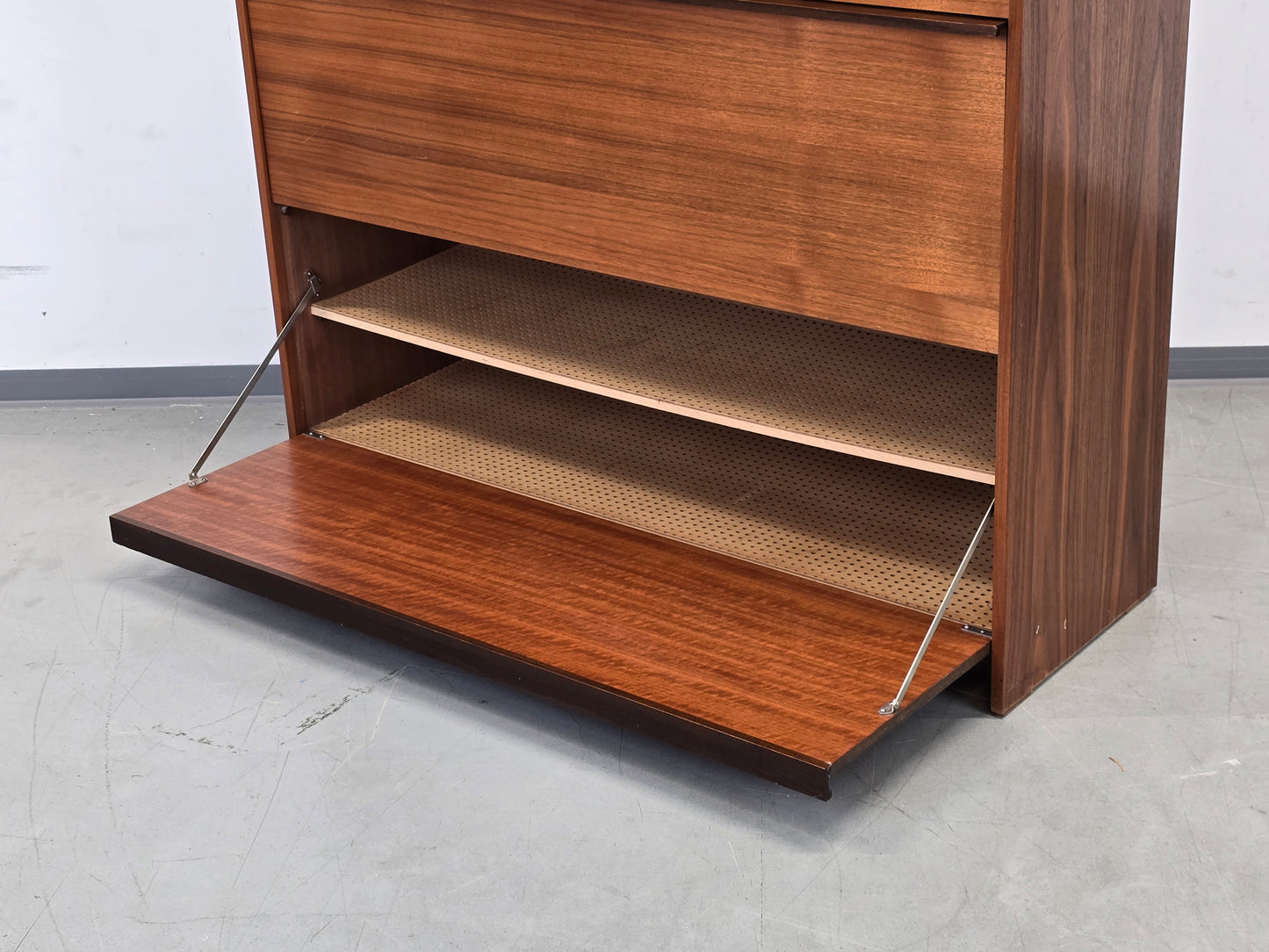 MID CENTURY Schuhschrank Kommode Teak Vintage 60er Krämer Freiburg Highboard