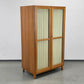 VINTAGE SCHRANK Mid Century 60er Jahre Rüster Teak Ulme Kleiderschrank Garderobe