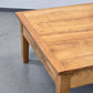 NUSSHOLZ COUCHTISCH Massiv 60er Jahre Mid Century Vintage Brutalist Design Tisch