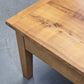 NUSSHOLZ COUCHTISCH Massiv 60er Jahre Mid Century Vintage Brutalist Design Tisch