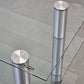 JUST-RACKS TV Rack Glas Aluminium Rollen Spectral Phonomöbel Lowboard High-End