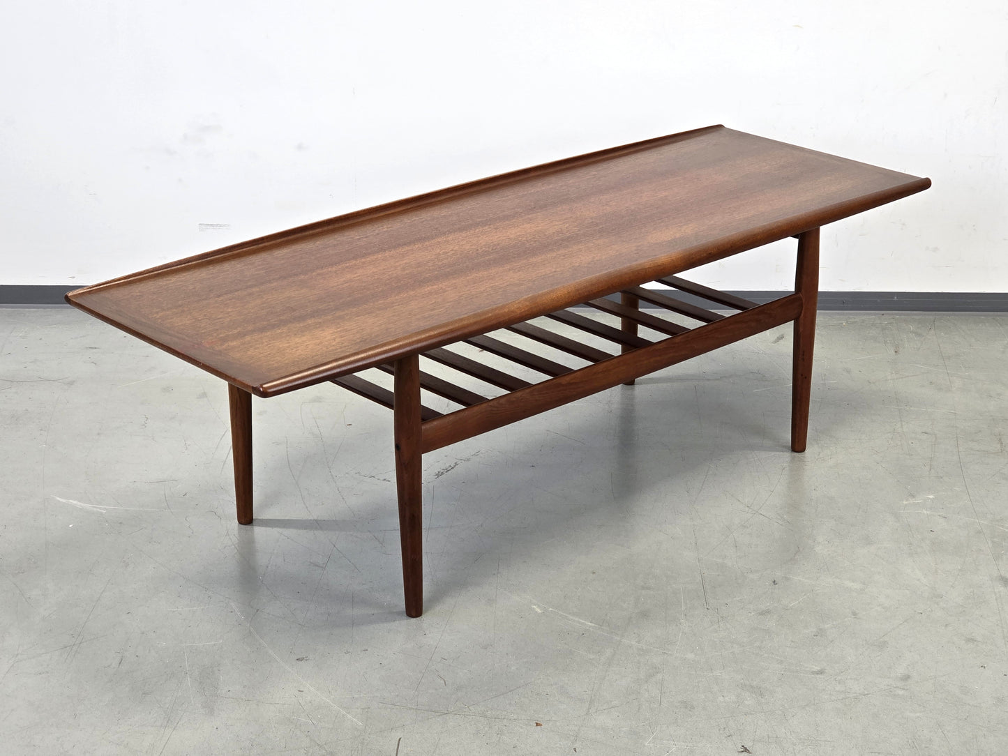 GRETE JALK Couchtisch Teakholz Glostrup Møbelfabrik Denmark Vintage 60er Tisch