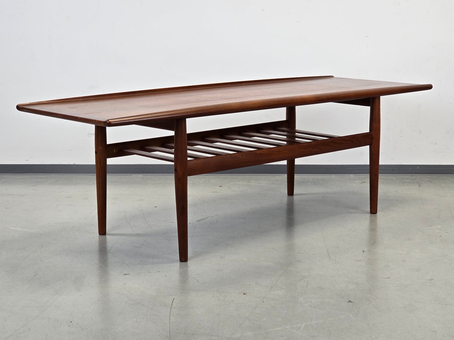 GRETE JALK Couchtisch Teakholz Glostrup Møbelfabrik Denmark Vintage 60er Tisch