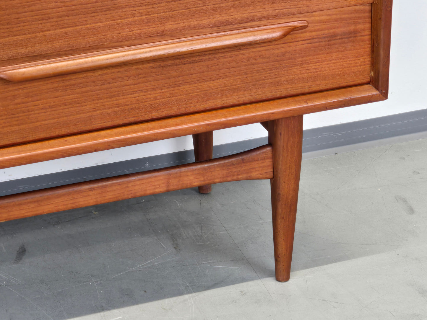 TEAK HIGHBOARD Heinrich Riestenpatt RT Möbel 60er Sideboard Danish Design XL