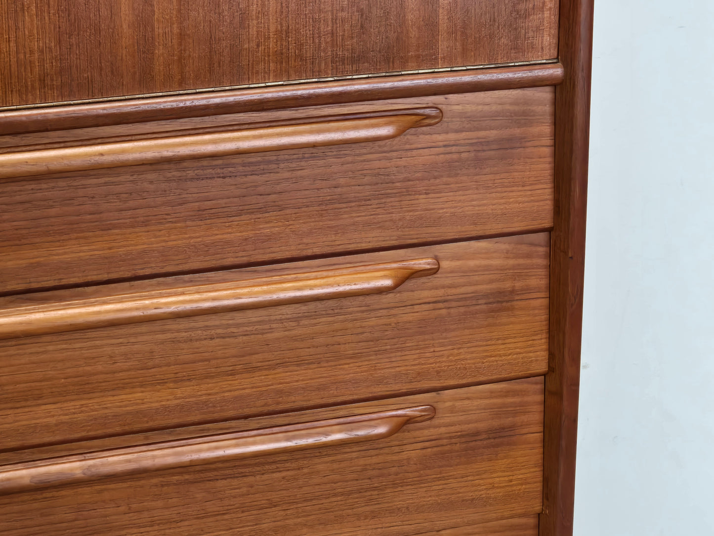 TEAK HIGHBOARD Heinrich Riestenpatt RT Möbel 60er Sideboard Danish Design XL