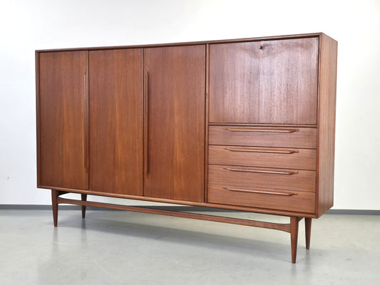 TEAK HIGHBOARD Heinrich Riestenpatt RT Möbel 60er Sideboard Danish Design XL