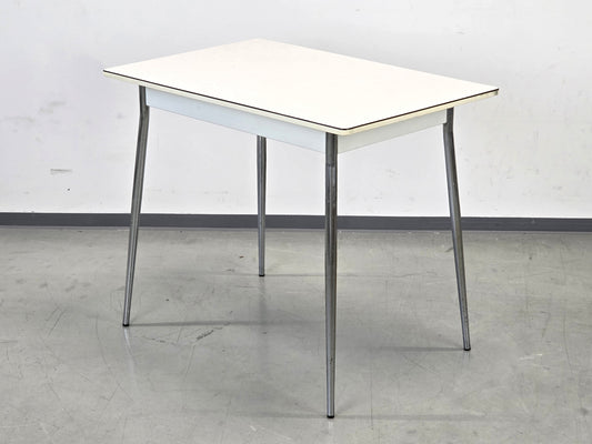 VINTAGE KÜCHENTISCH Resopal 50er 60er Jahre Esstisch Chrom Mid Century Retro