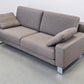 ROLF BENZ EGO Designer Sofa Couch Grau Stoff Metallkufen 201cm Modern