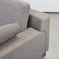 ROLF BENZ EGO Designer Sofa Couch Grau Stoff Metallkufen 201cm Modern