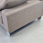 ROLF BENZ EGO Designer Sofa Couch Grau Stoff Metallkufen 201cm Modern