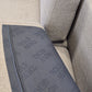 ROLF BENZ EGO Designer Sofa Couch Grau Stoff Metallkufen 201cm Modern
