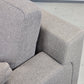 ROLF BENZ EGO Designer Sofa Couch Grau Stoff Metallkufen 201cm Modern
