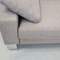 ROLF BENZ EGO Designer Sofa Couch Grau Stoff Metallkufen 201cm Modern