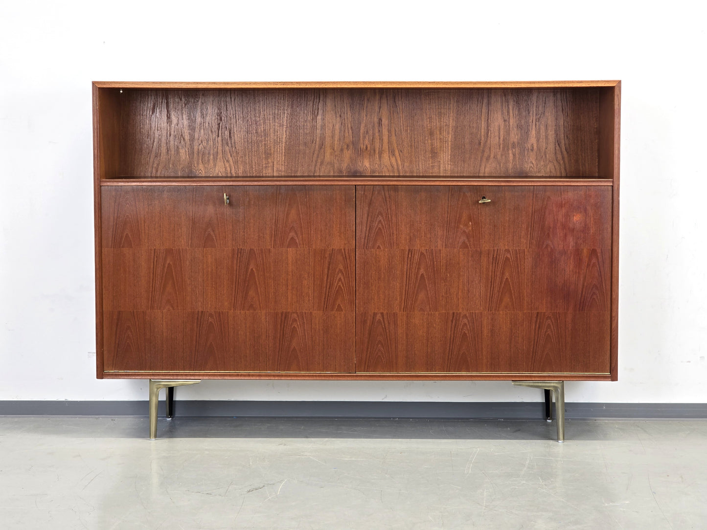 HEINRICH RIESTENPATT Highboard Teak Sideboard RT 200 Mid Century Vintage 60er