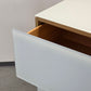 VOGLAUER SIDEBOARD Kommode Schubladen Designer Eiche Massivholz Glas weiß Highboard