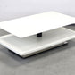 HÜLSTA COUCHTISCH CT 110 höhenverstellbar Glas weiß Liftfunktion Design