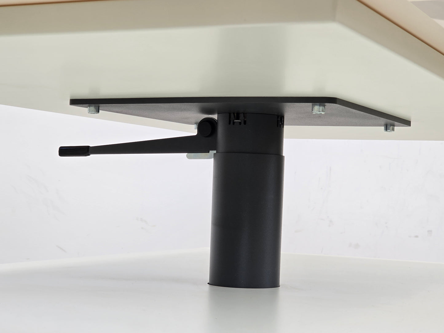 HÜLSTA COUCHTISCH CT 110 höhenverstellbar Glas weiß Liftfunktion Design