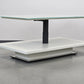 HÜLSTA COUCHTISCH CT 110 höhenverstellbar Glas weiß Liftfunktion Design