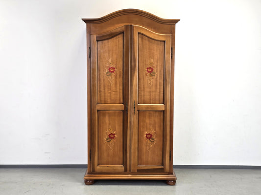 VOGLAUER Kleiderschrank Kirschbaum Intarsien Schrank Anno Antik Stil 60er