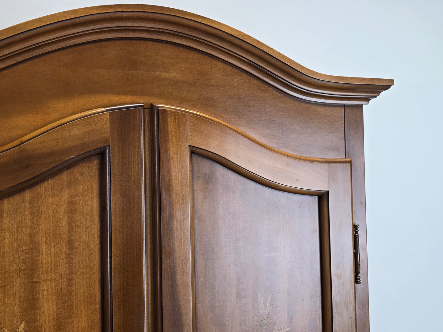 VOGLAUER Kleiderschrank Kirschbaum Intarsien Schrank Anno Antik Stil 60er