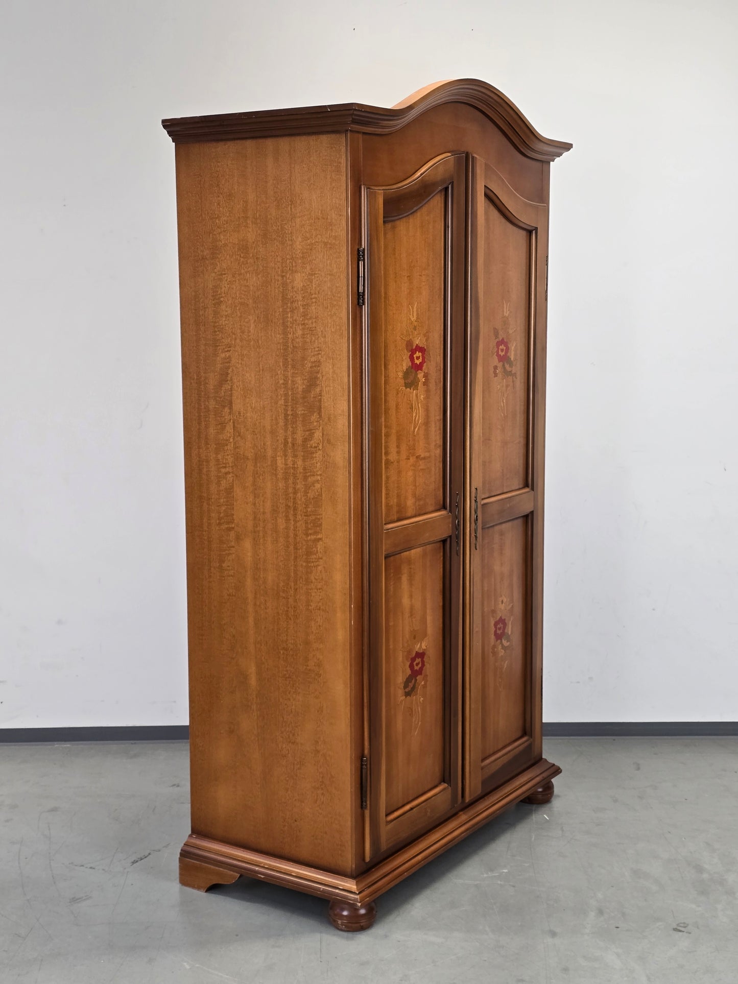 VOGLAUER Kleiderschrank Kirschbaum Intarsien Schrank Anno Antik Stil 60er