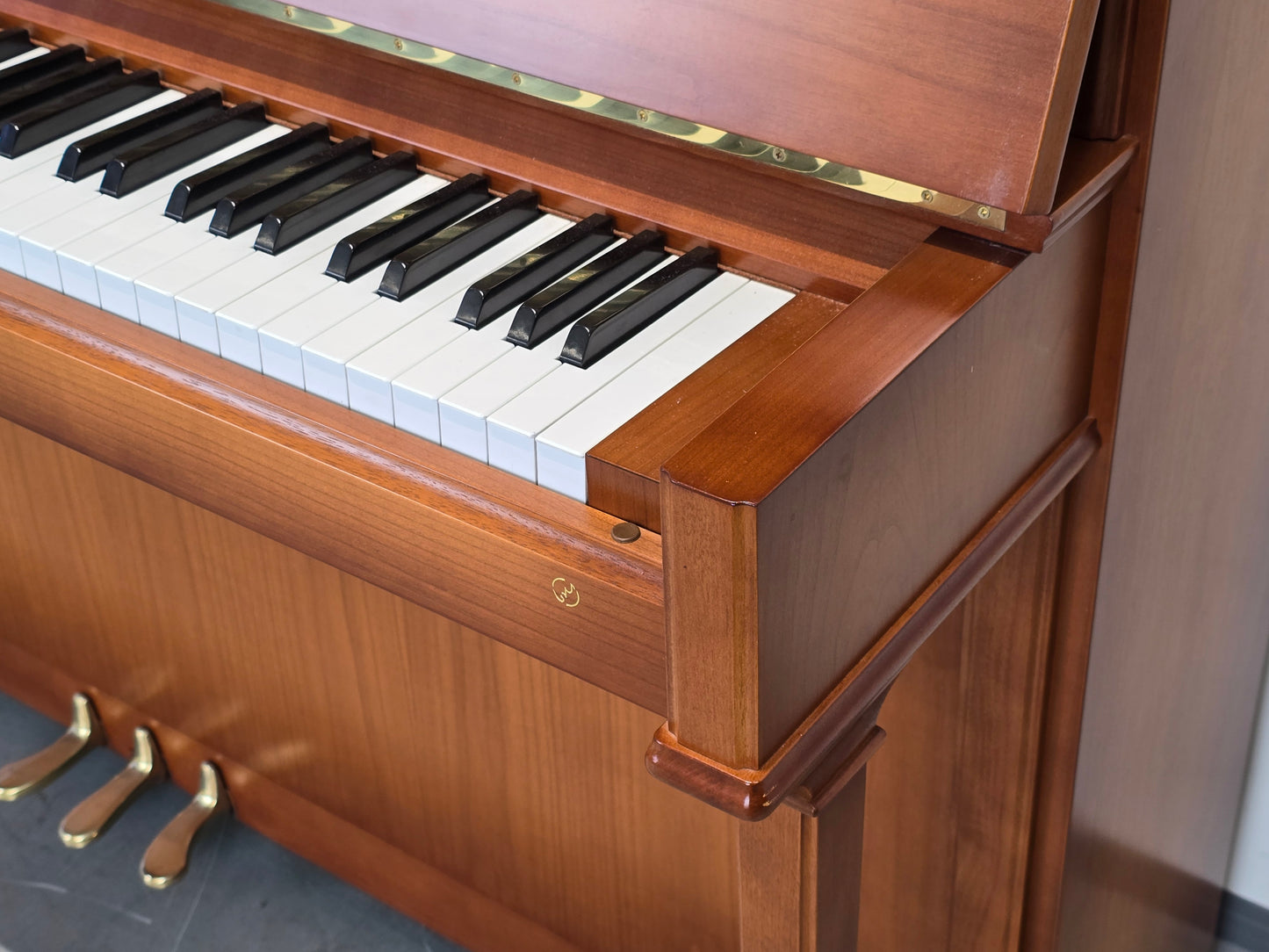 KAWAI KLAVIER CS-9T Nussbaum Mid-Century Design Japan Piano 1988 Bj.