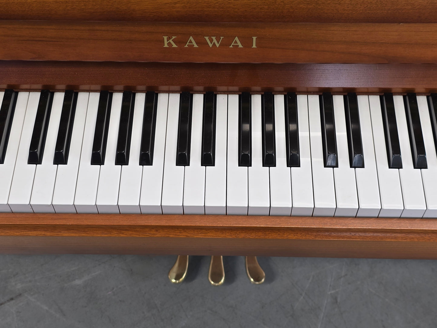 KAWAI KLAVIER CS-9T Nussbaum Mid-Century Design Japan Piano 1988 Bj.
