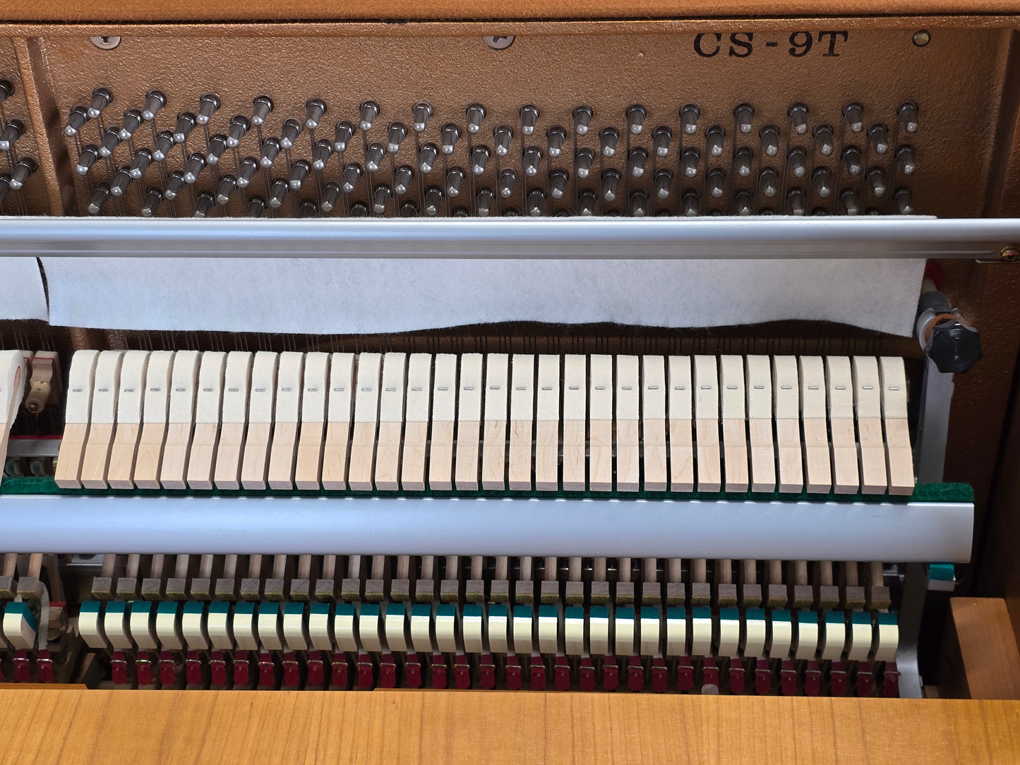 KAWAI KLAVIER CS-9T Nussbaum Mid-Century Design Japan Piano 1988 Bj.