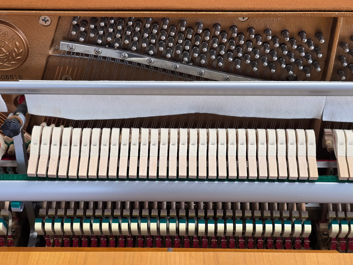 KAWAI KLAVIER CS-9T Nussbaum Mid-Century Design Japan Piano 1988 Bj.