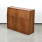 VINTAGE WÄSCHETRUHE Teak Mid Century Wäschesammler 60er Design Holz Truhe Retro
