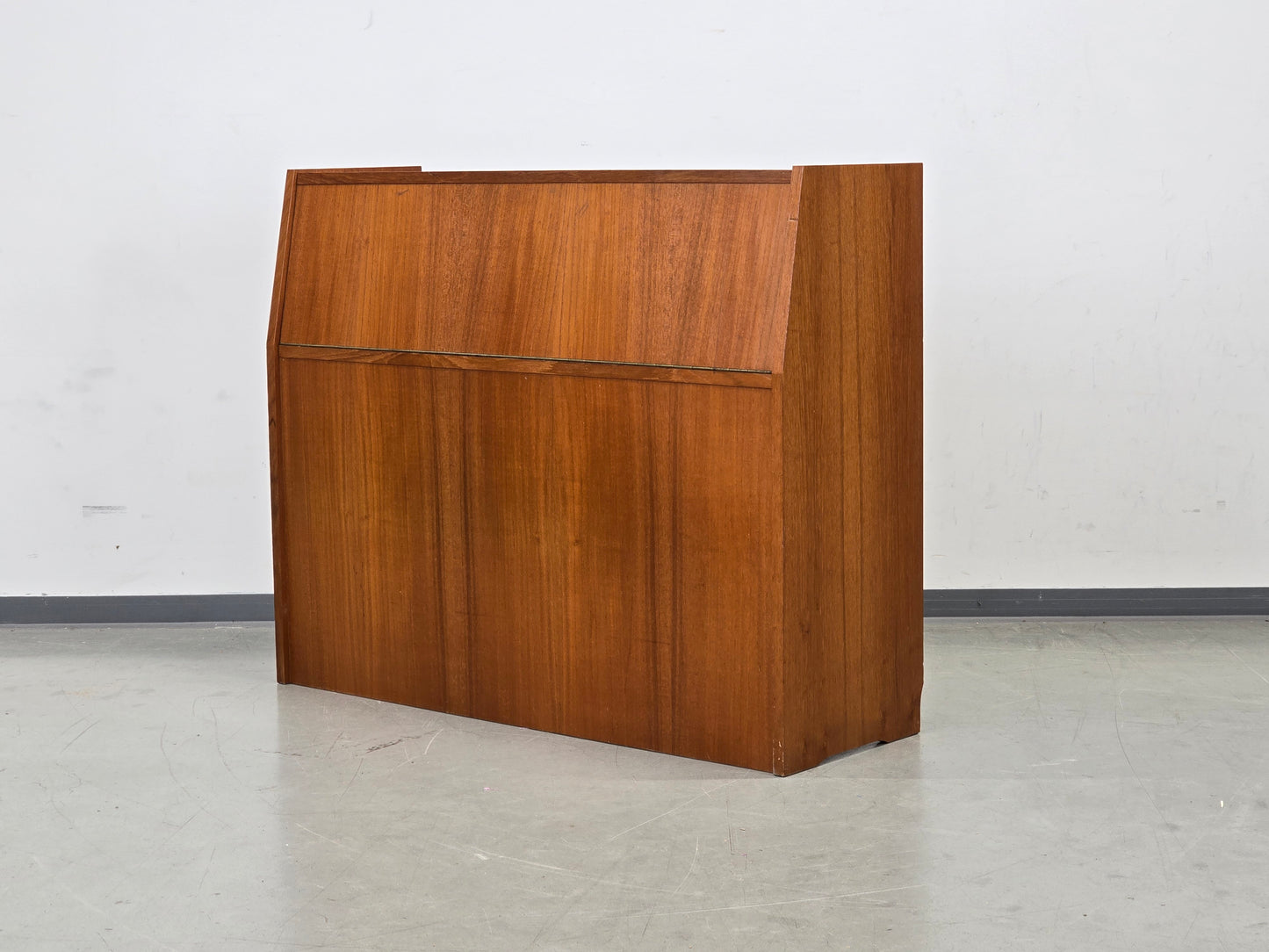 VINTAGE WÄSCHETRUHE Teak Mid Century Wäschesammler 60er Design Holz Truhe Retro