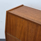 VINTAGE WÄSCHETRUHE Teak Mid Century Wäschesammler 60er Design Holz Truhe Retro