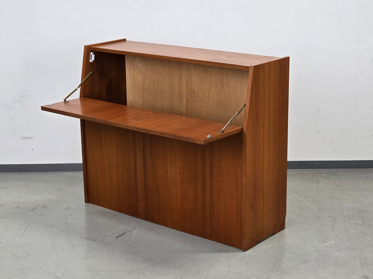 VINTAGE WÄSCHETRUHE Teak Mid Century Wäschesammler 60er Design Holz Truhe Retro