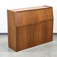 VINTAGE WÄSCHETRUHE Teak Mid Century Wäschesammler 60er Design Holz Truhe Retro