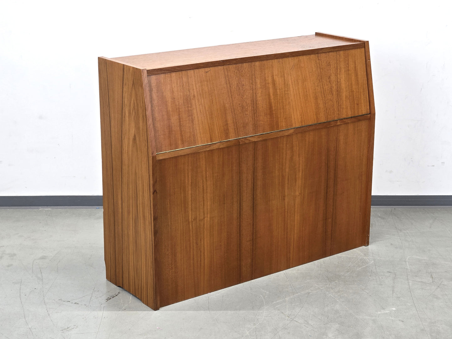 VINTAGE WÄSCHETRUHE Teak Mid Century Wäschesammler 60er Design Holz Truhe Retro